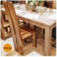 Conjunto mesa y sillas madera maciza