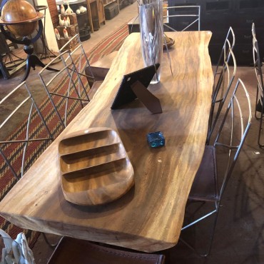 Mesa de madera una sola pieza